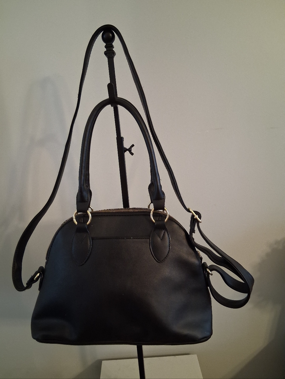 Juicy Couture Black & Gray Satchel Purse - Picture 2 of 5